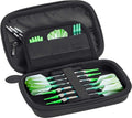 Sentinel Dart Case with Zipper - Holds 6 Darts - Tactech Foam Protection Green